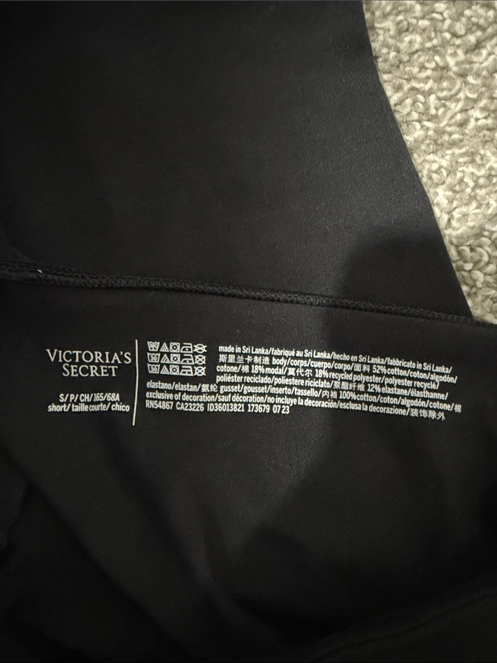 Victoria's Secret Black Girls' High-Waist Leggings - Picture 3 of 3